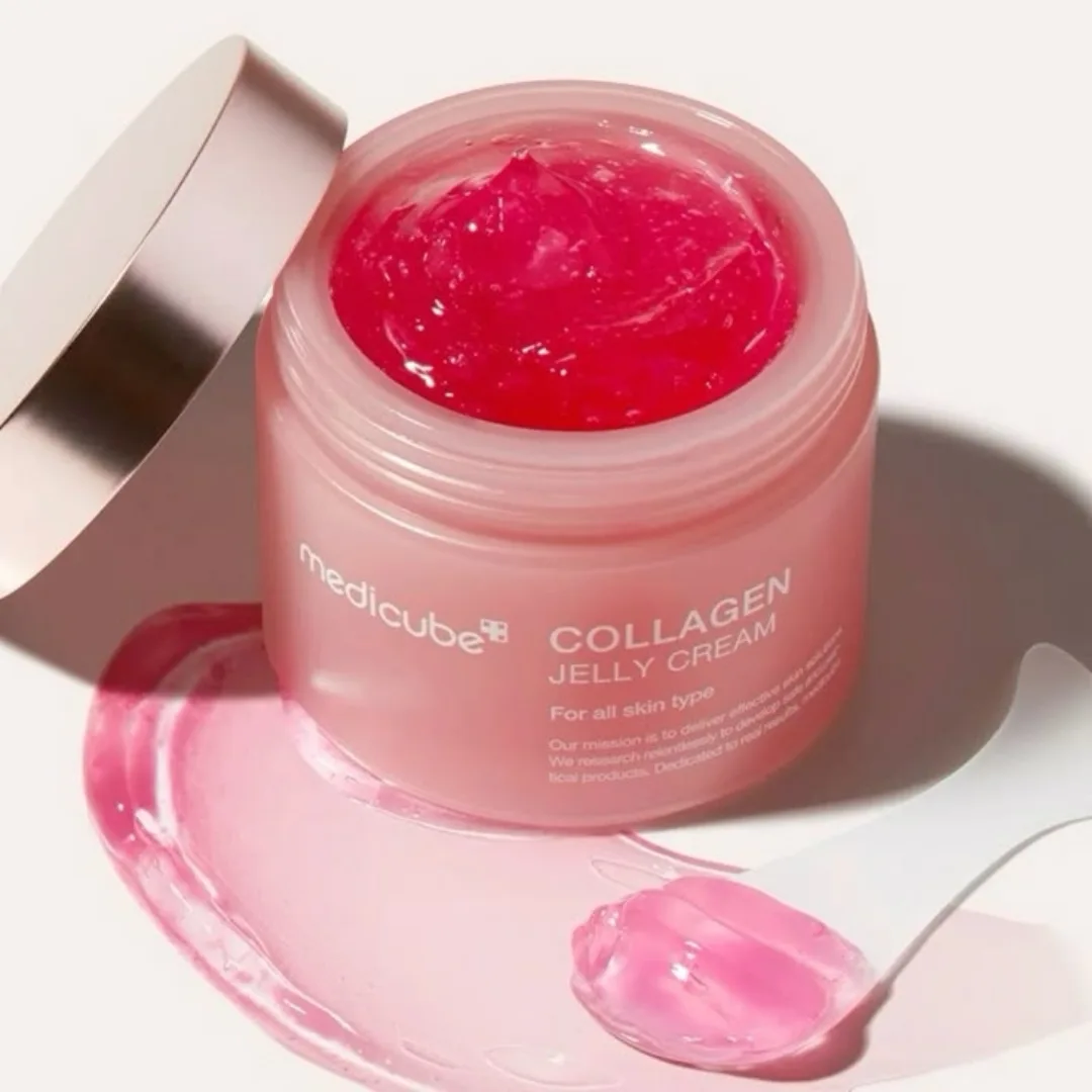 Medicube COLLAGEN JELLY CREAM 💖✨    كريم جل كولاجين من ميدكيوب للنضارة ومكافحة التجاعيد